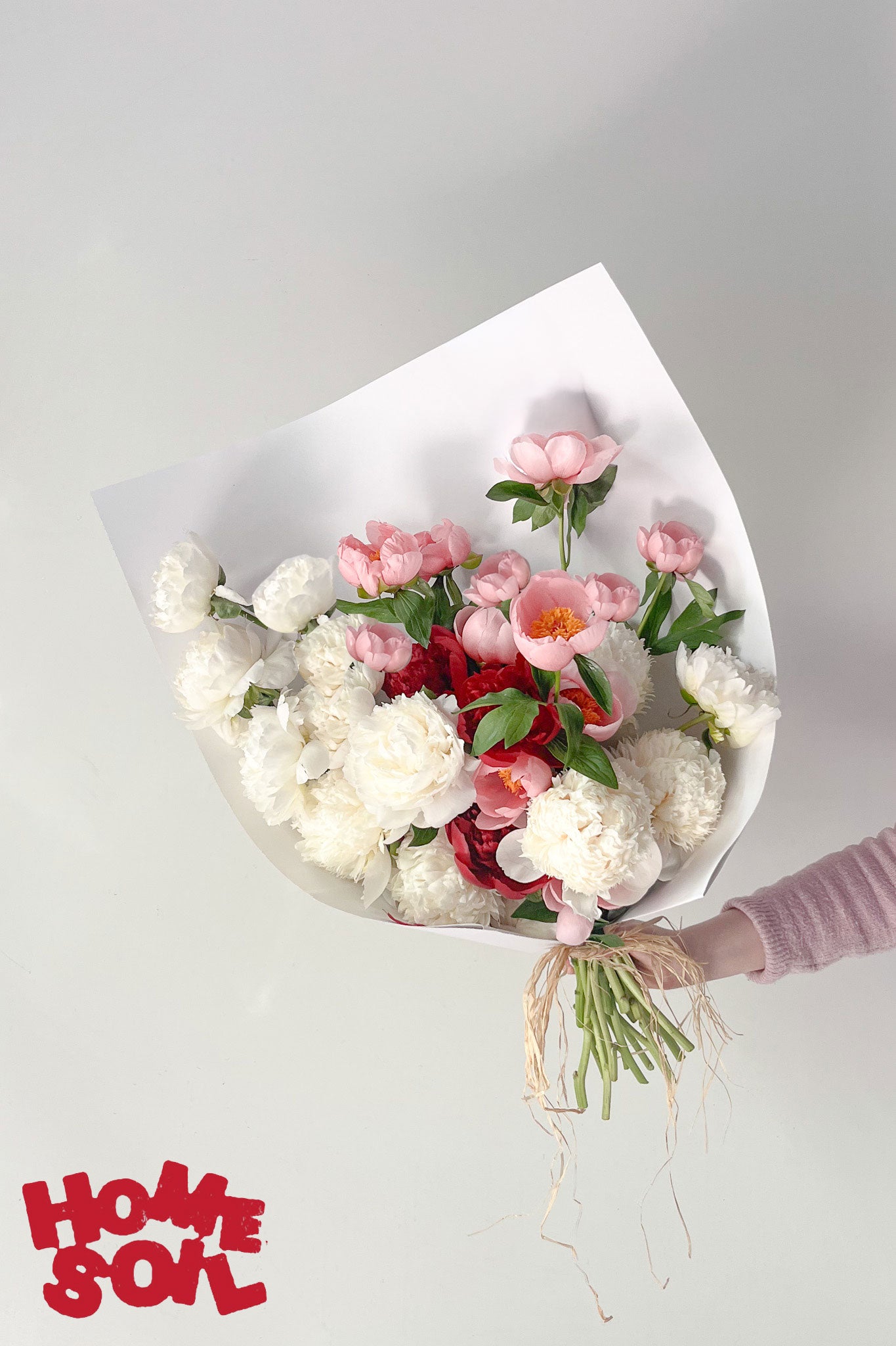 HOME SOIL PEONY - VASE