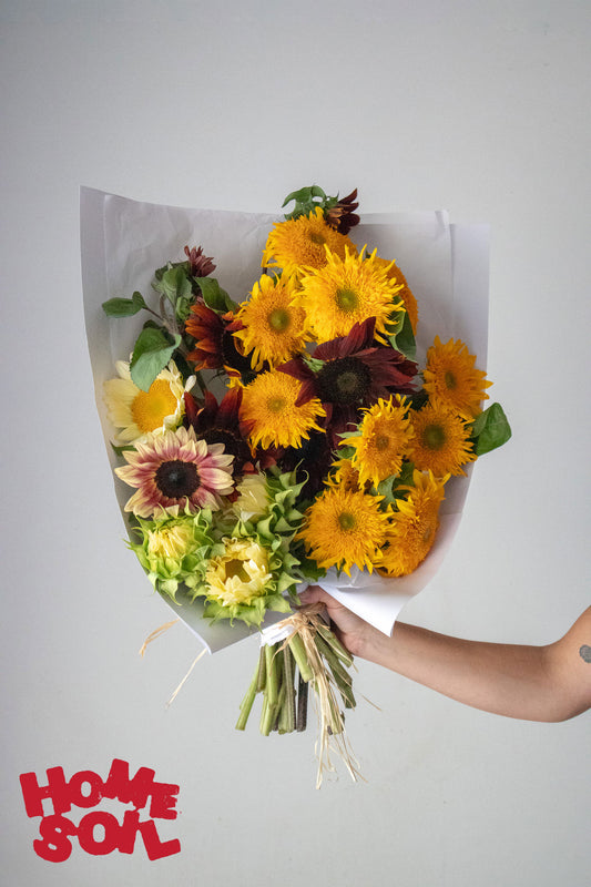 HOME SOIL SUNFLOWER - VASE